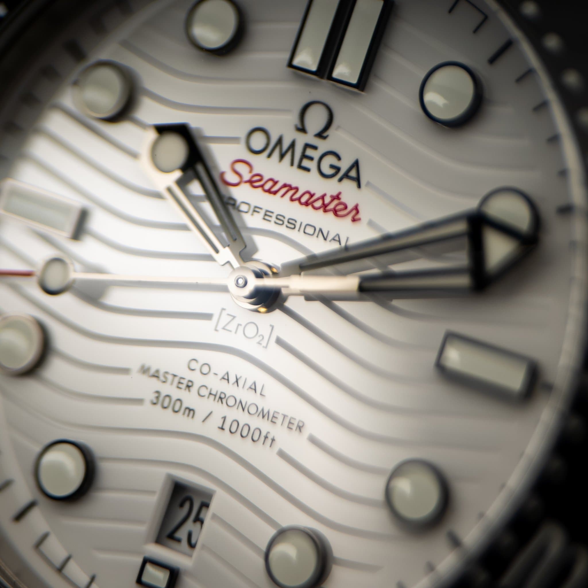 Omega SMP White Wave Steel 2025 (Ref. 210.30.42.20.04.001) — photo 5