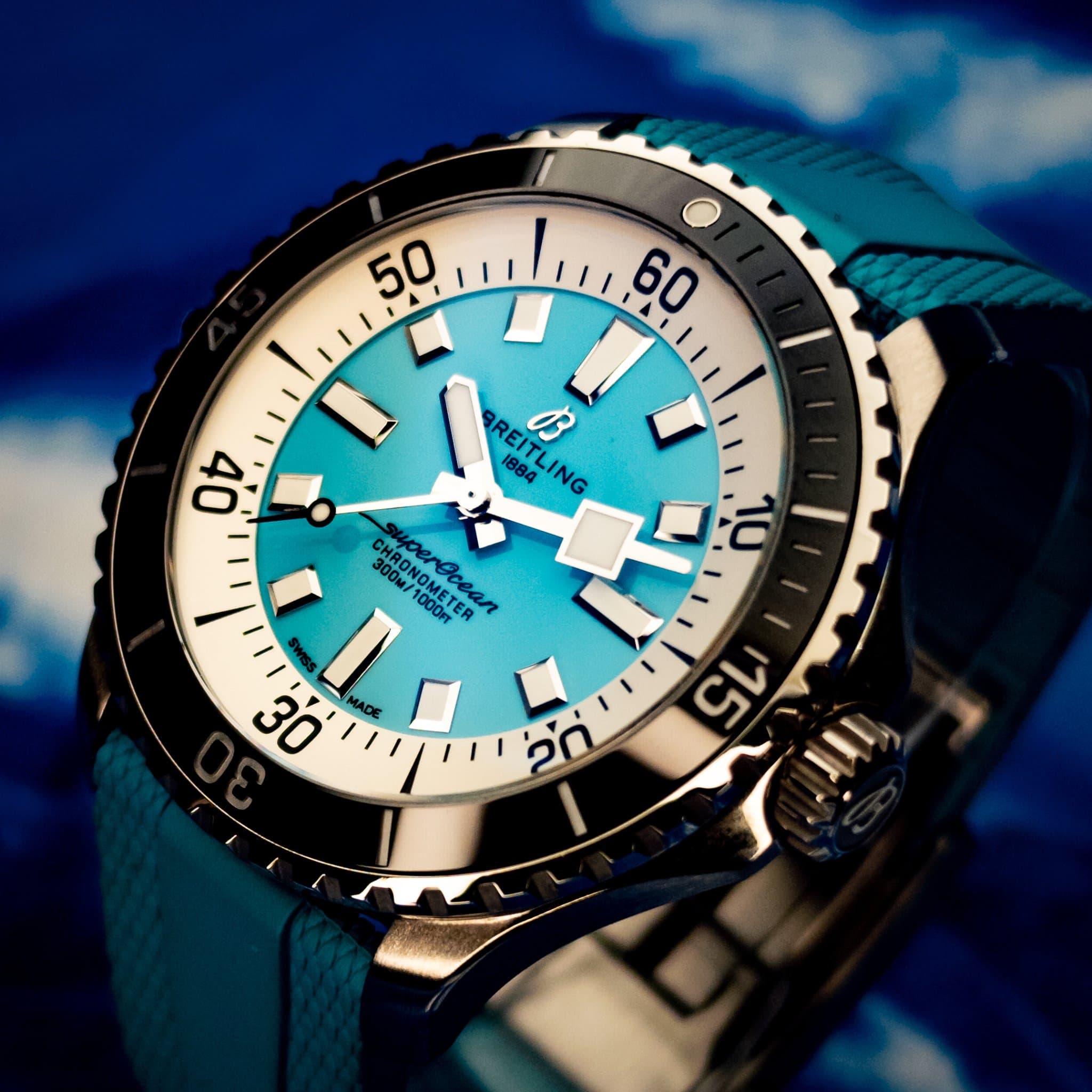Breitling Breitling Superocean 44 Turquoise (Ref. A17376211L2S2) — photo 4