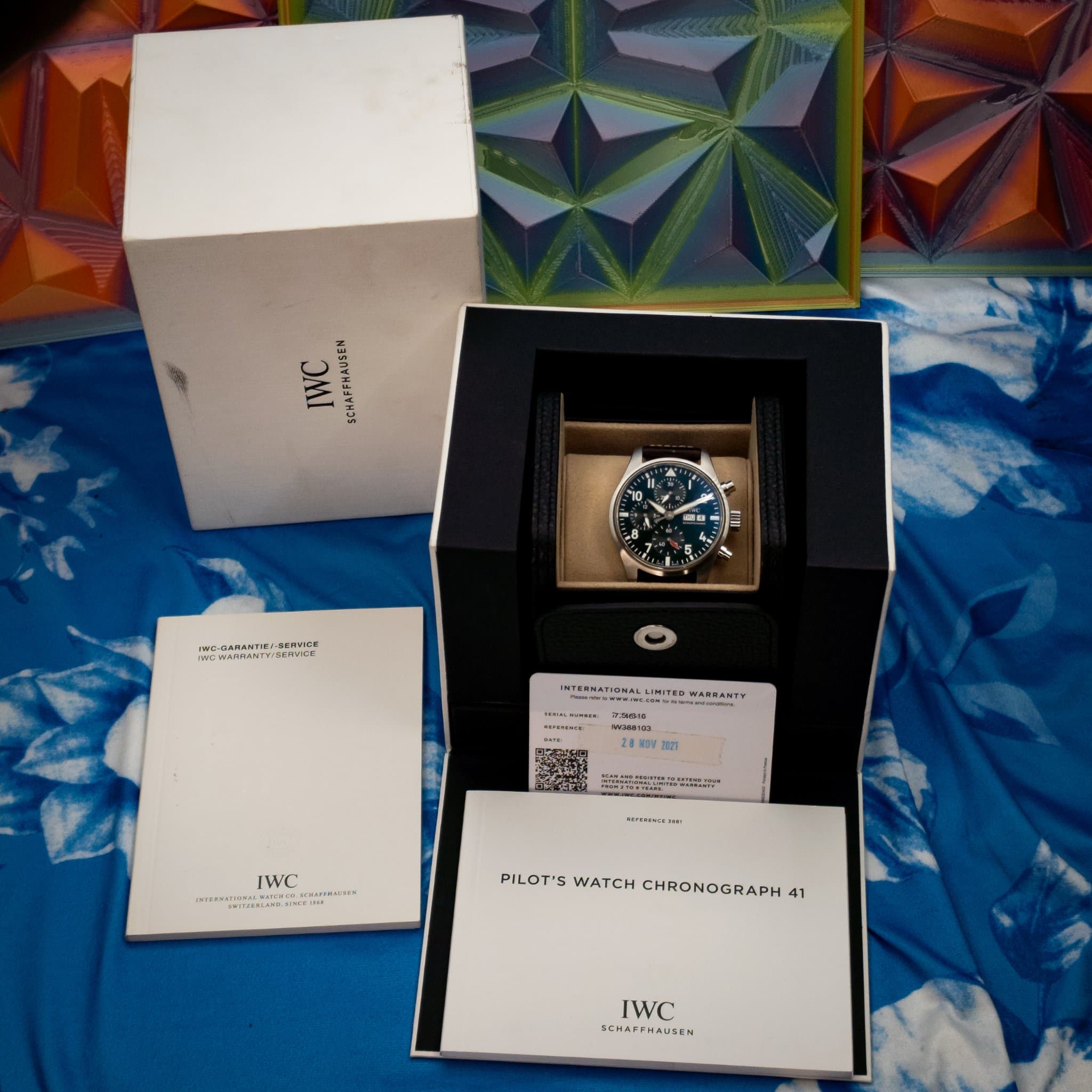 IWC Pilots Watch 41 Chrono Green (Ref. IW388103) — photo 2