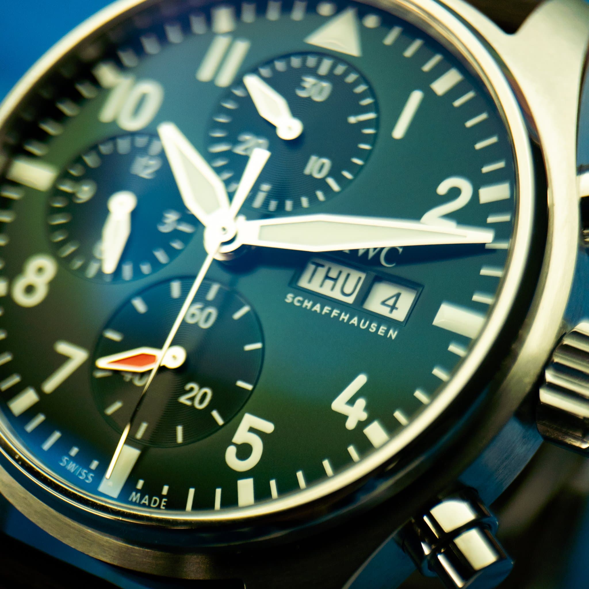 IWC Pilots Watch 41 Chrono Green (Ref. IW388103) — photo 5