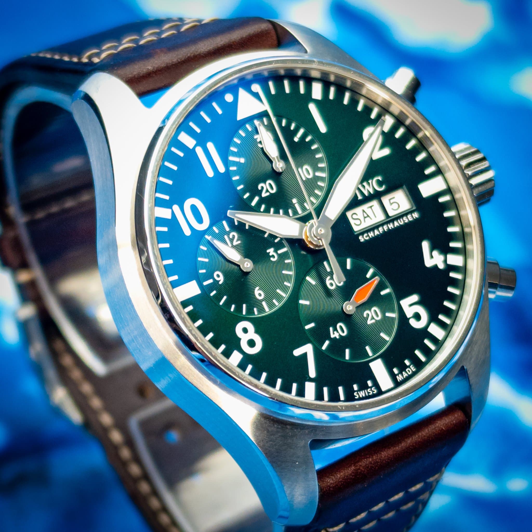 IWC Pilots Watch 41 Chrono Green (Ref. IW388103) — photo 16