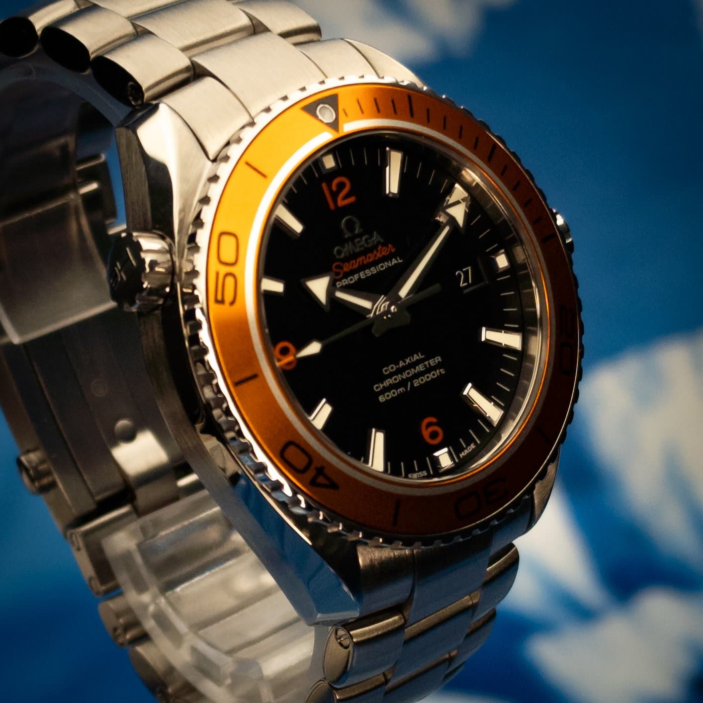 Omega Seamaster Planet Ocean 42 Creamsicle (Ref. 232.30.42.21.01.002) — photo 3