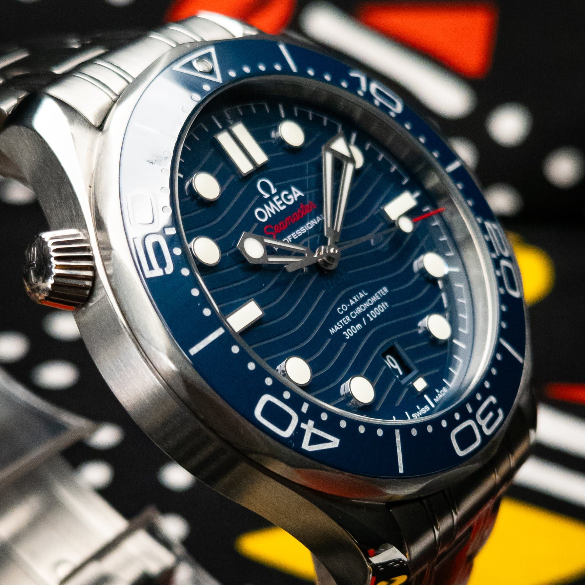 Omega SMP Blue Wave Steel 2025 (Ref. 210.30.42.20.03.001) — photo 3