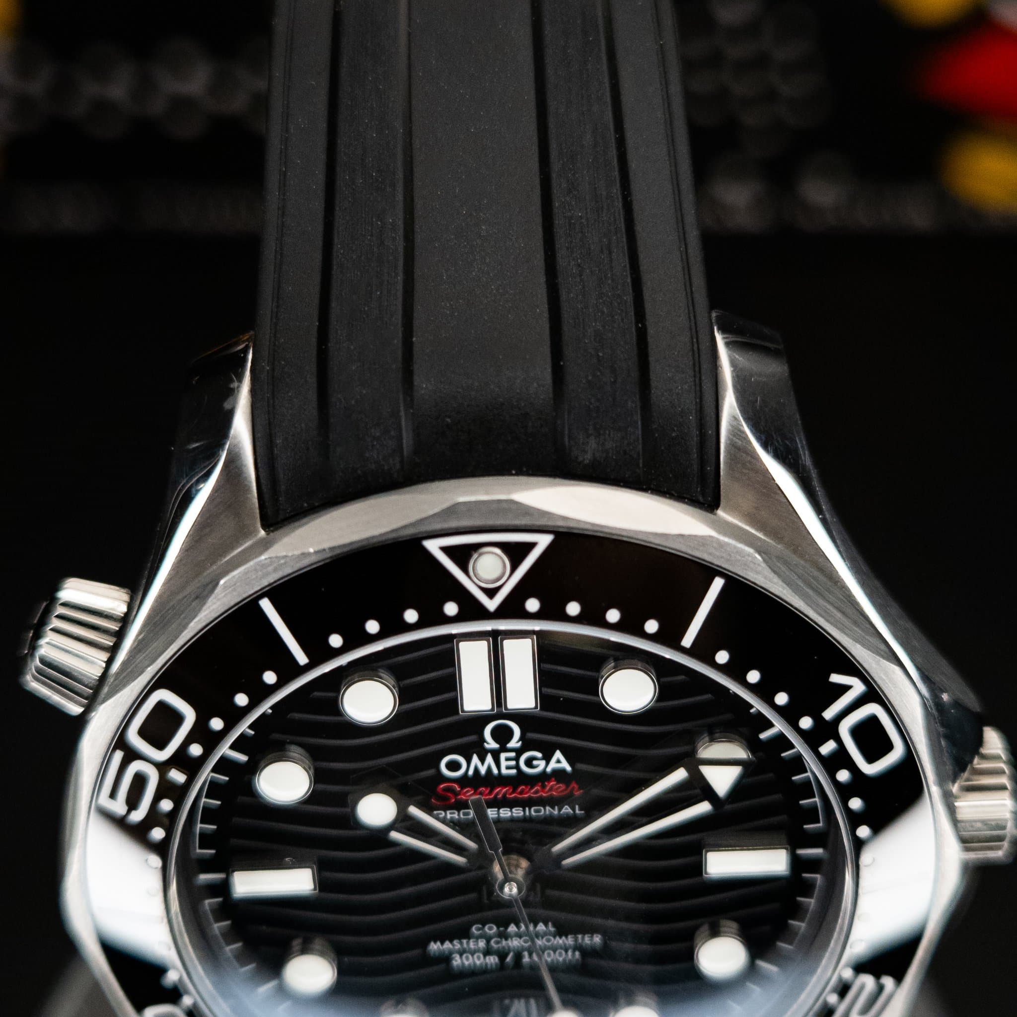 Omega SMP Black Wave Rub 2021 (Ref. 210.32.42.20.01.001) — photo 5