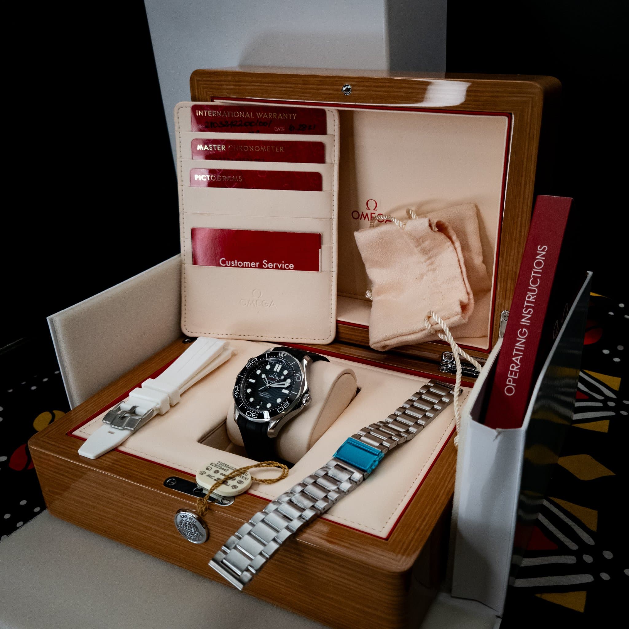 Omega SMP Black Wave Rub 2021 (Ref. 210.32.42.20.01.001) — photo 2