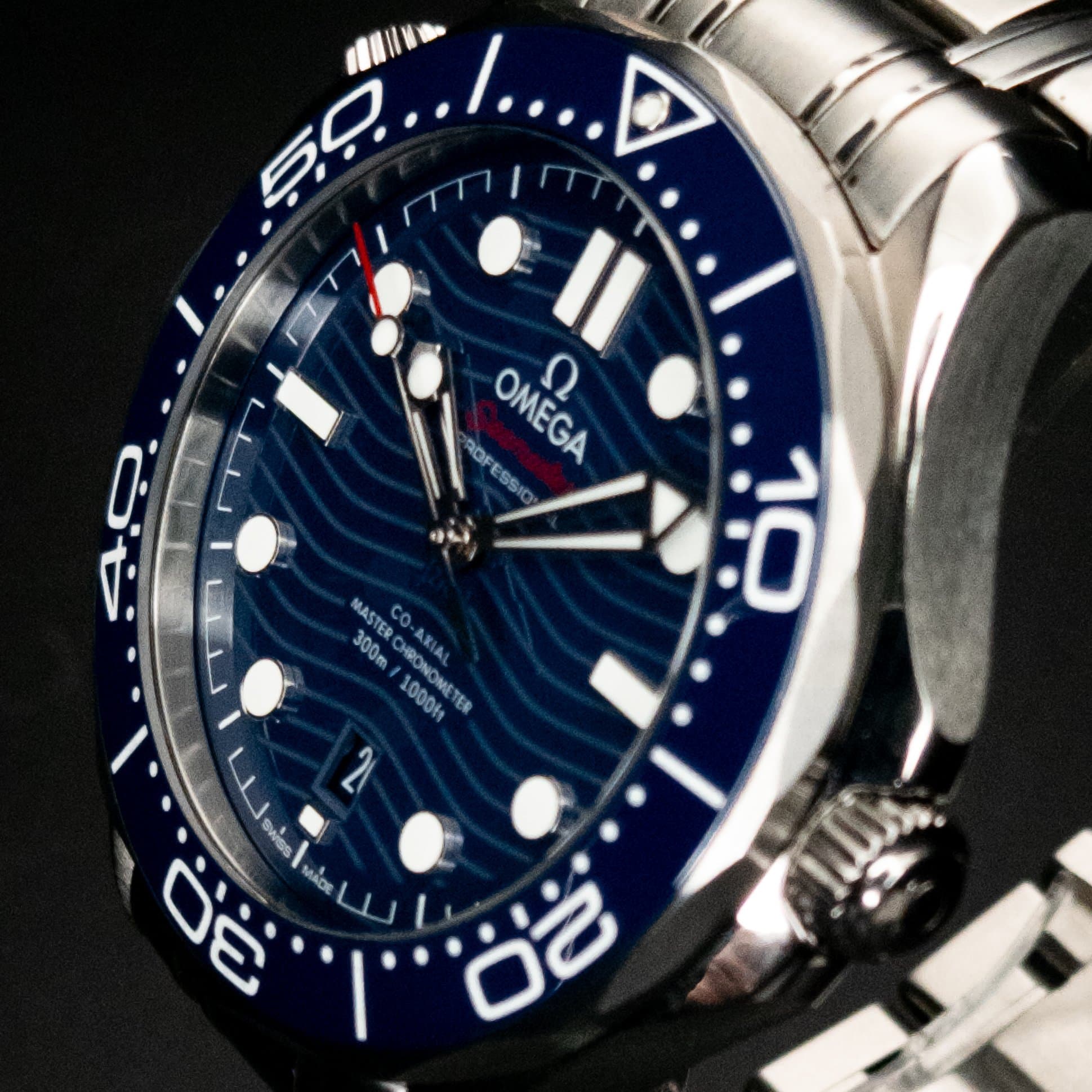 Omega SMP Blue Wave 2025 (Ref. 210.30.42.20.03.001) — photo 5