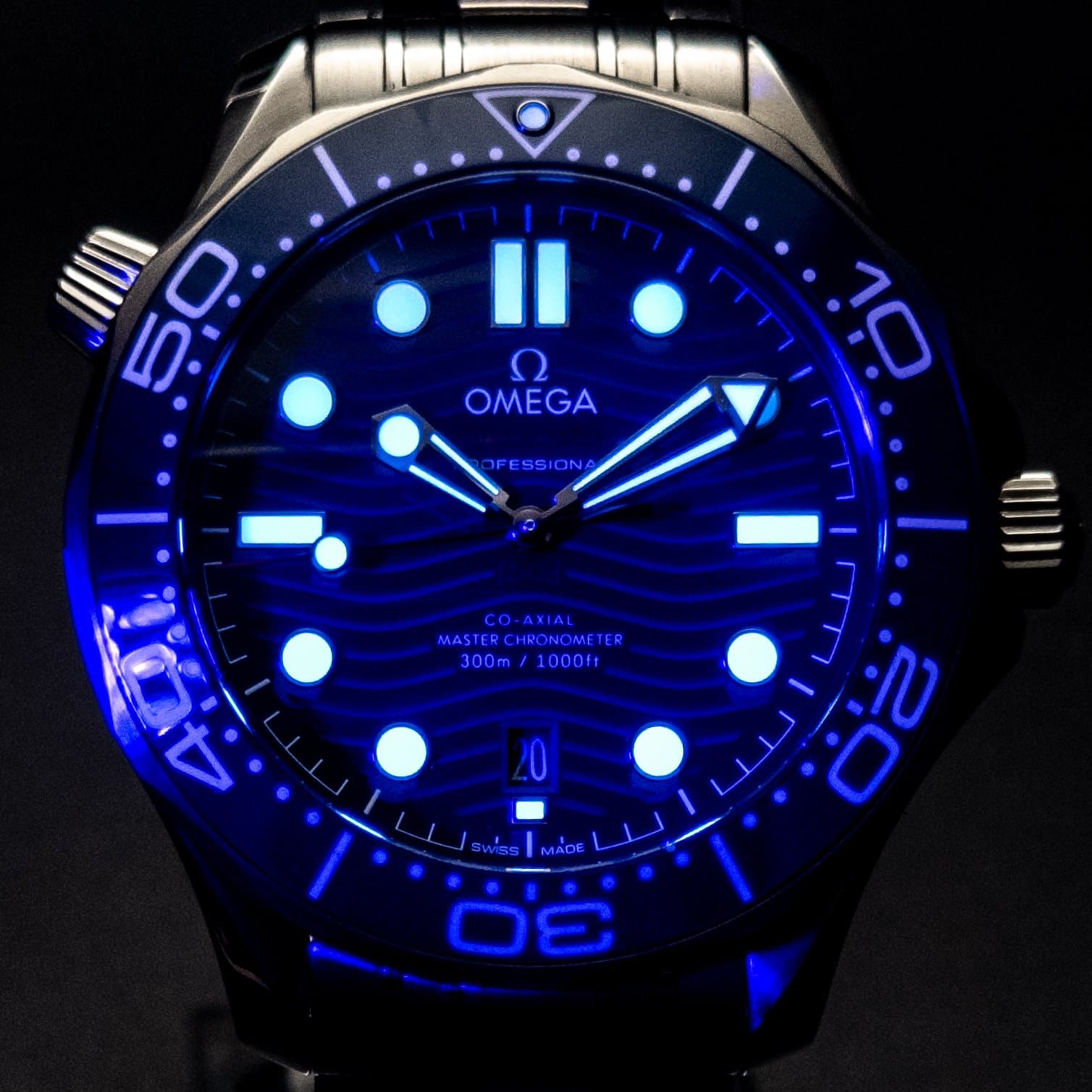 Omega SMP Blue Wave 2025 (Ref. 210.30.42.20.03.001) — photo 15