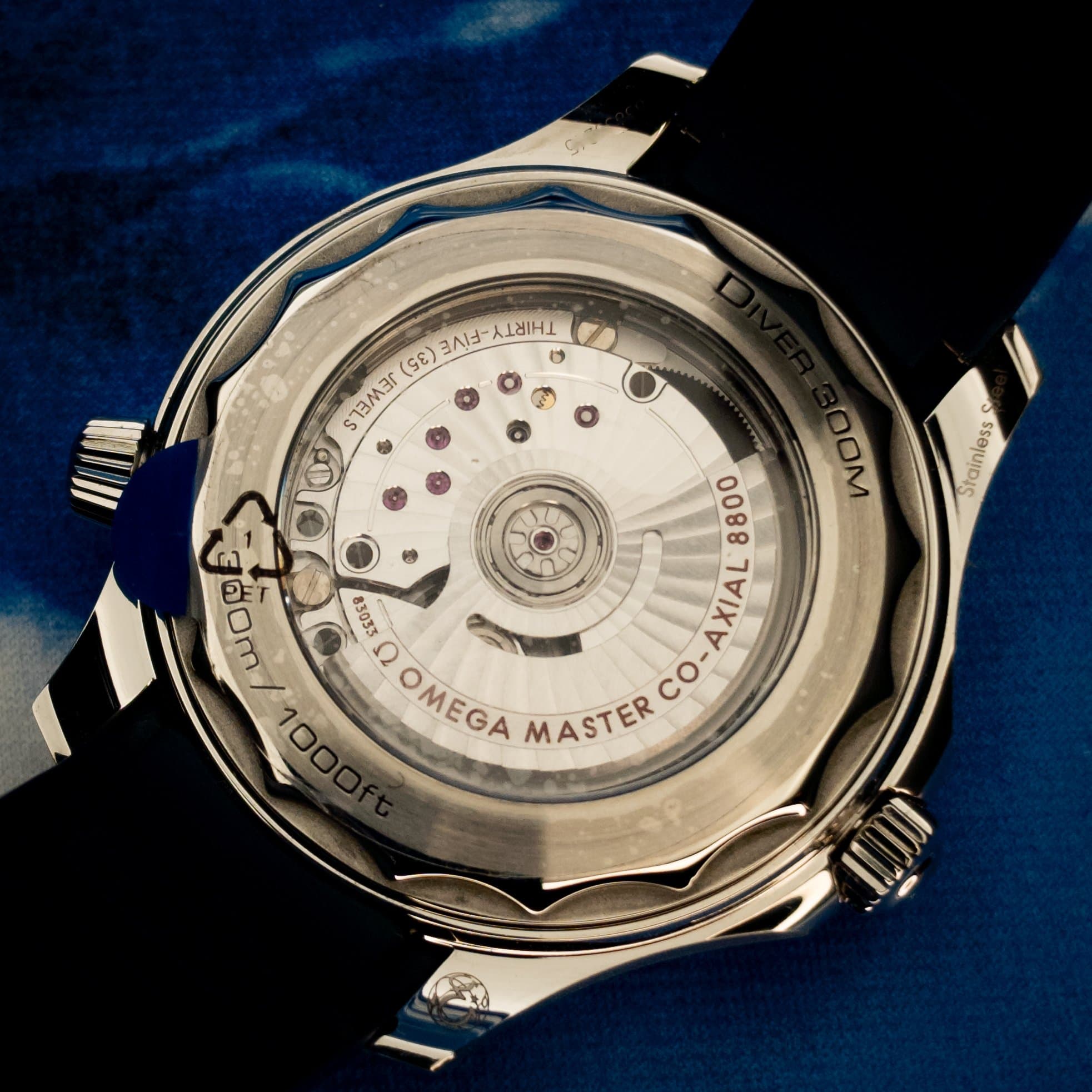 Omega SMP Blue Wave Rub (Ref. 210.32.42.20.03.001) — photo 5