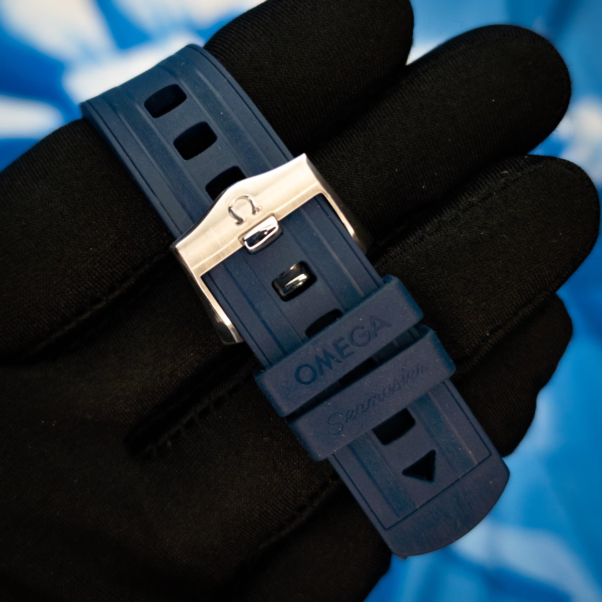 Omega SMP Blue Wave Rub (Ref. 210.32.42.20.03.001) — photo 8