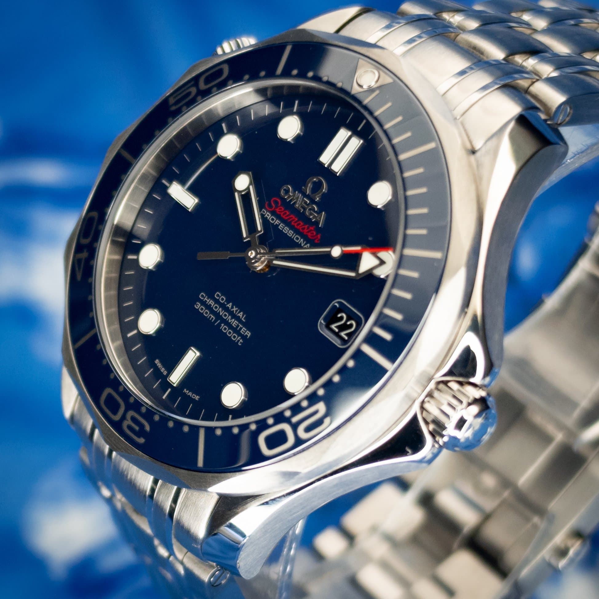 Omega Seamaster Diver 300M Blue No Wave (Ref. 212.30.41.20.03.001) — photo 6
