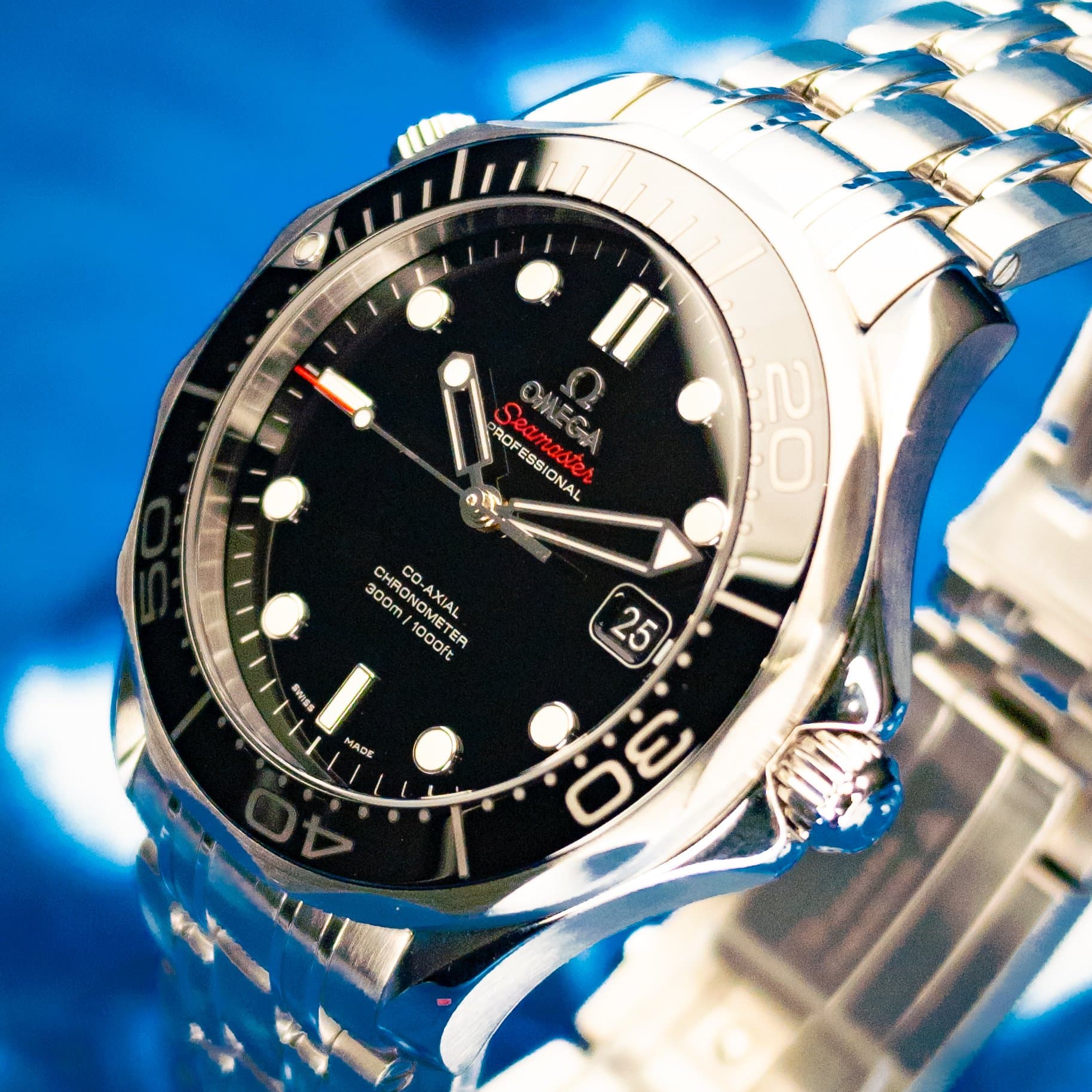 Omega SMP Black No Wave Steel (Ref. 212.30.41.20.01.003) — photo 7