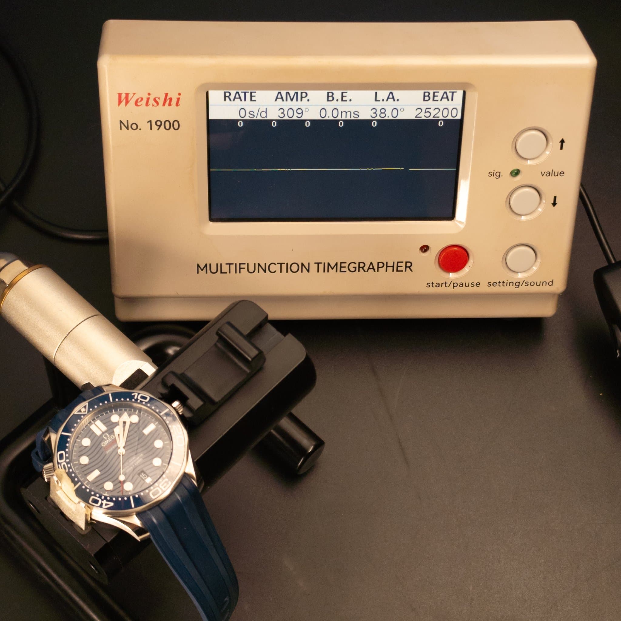 Omega Seamaster Pro 300M Blue Wave Rubber (Ref. 210.32.42.20.03.001) — photo 13