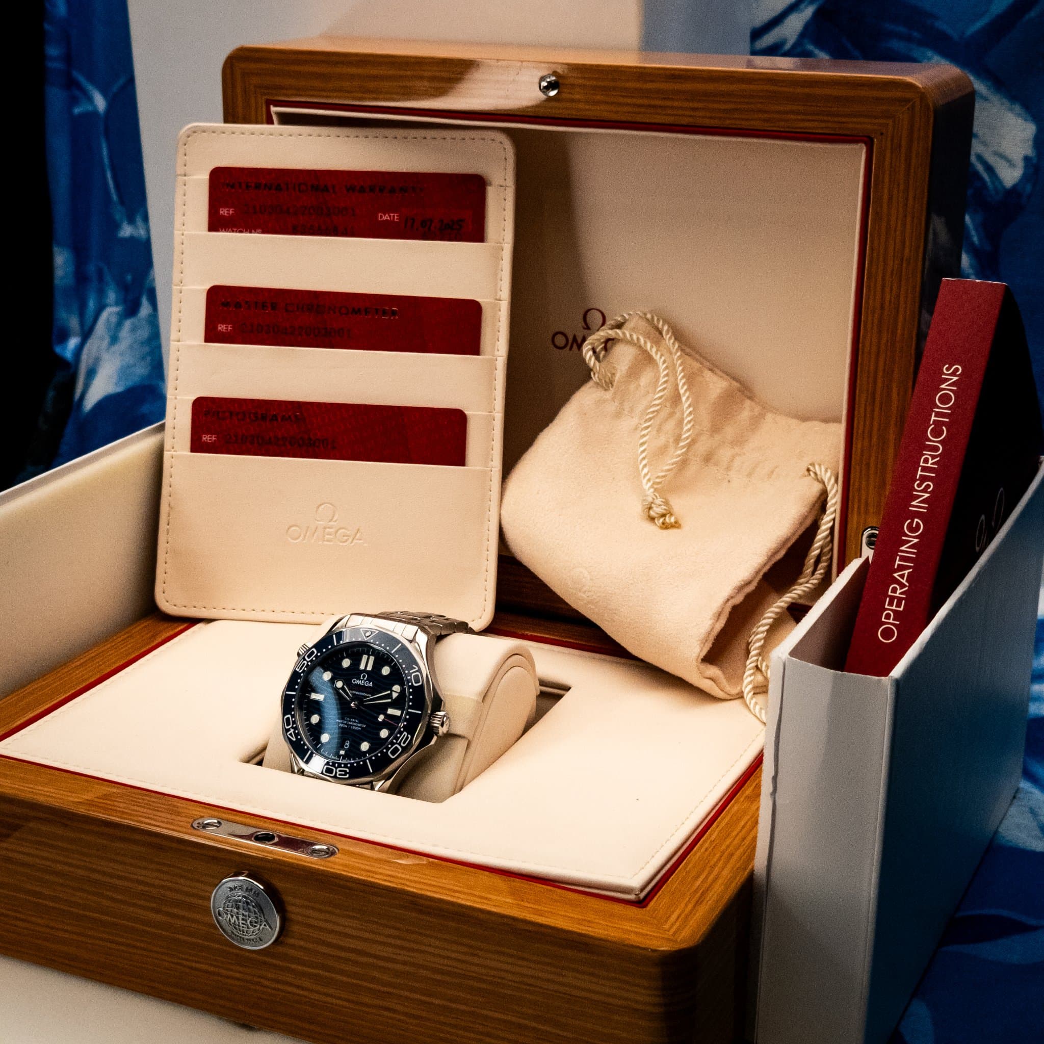 Omega SMP Blue Wave Steel (Ref. 210.30.42.20.03.001) — photo 2