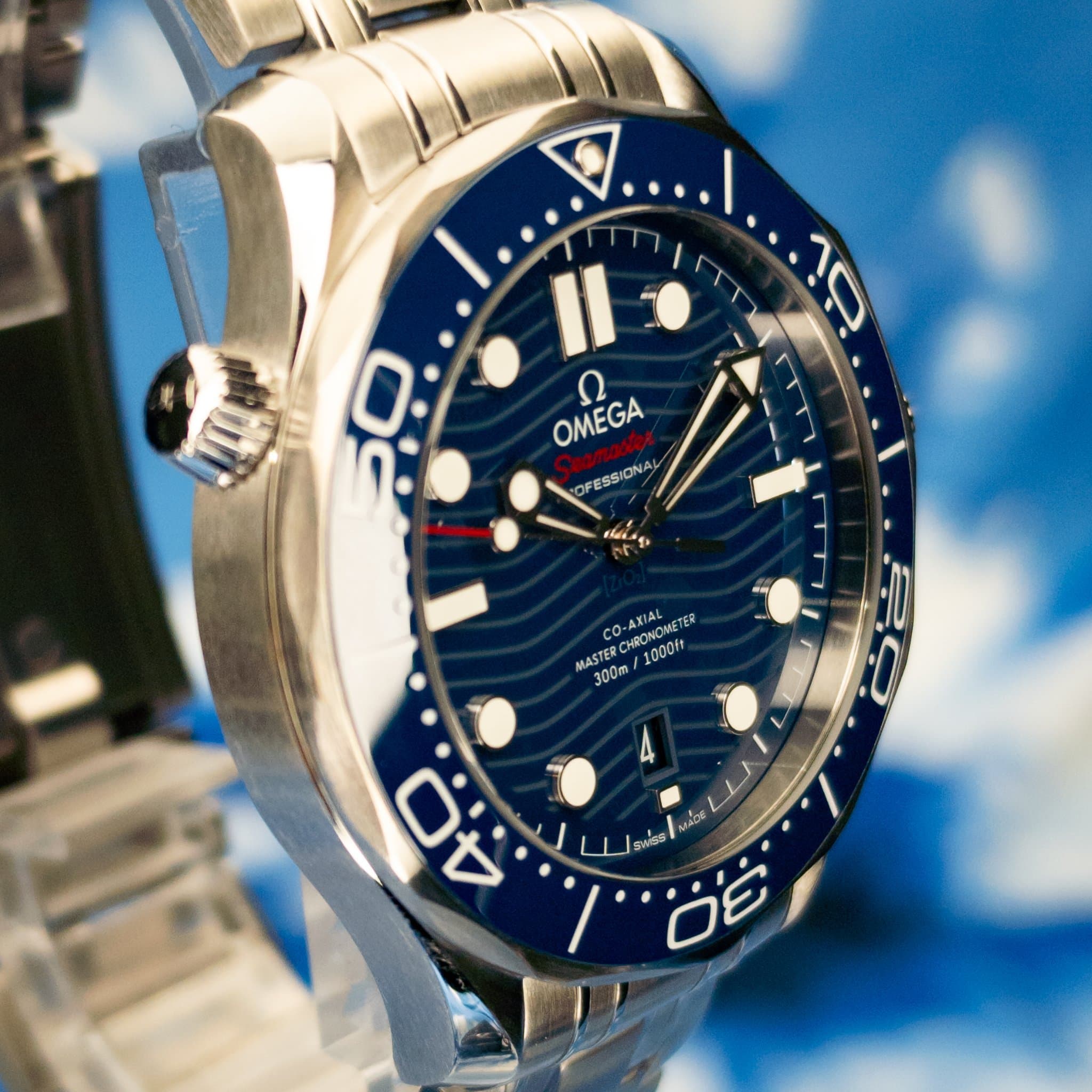 Omega SMP Blue Wave Steel (Ref. 210.30.42.20.03.001) — photo 17