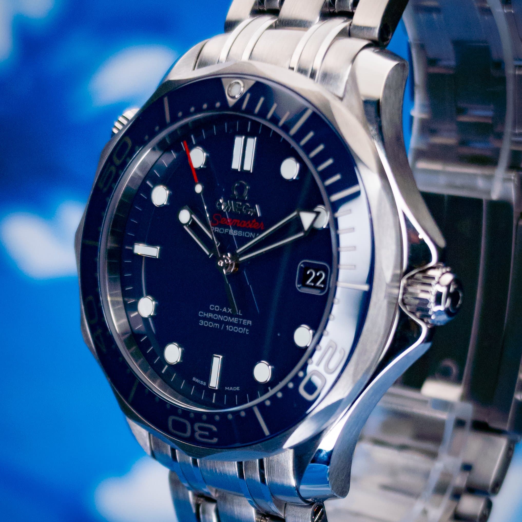 Omega Seamaster Diver 300M Blue No Wave (Ref. 212.30.41.20.03.001) — photo 4
