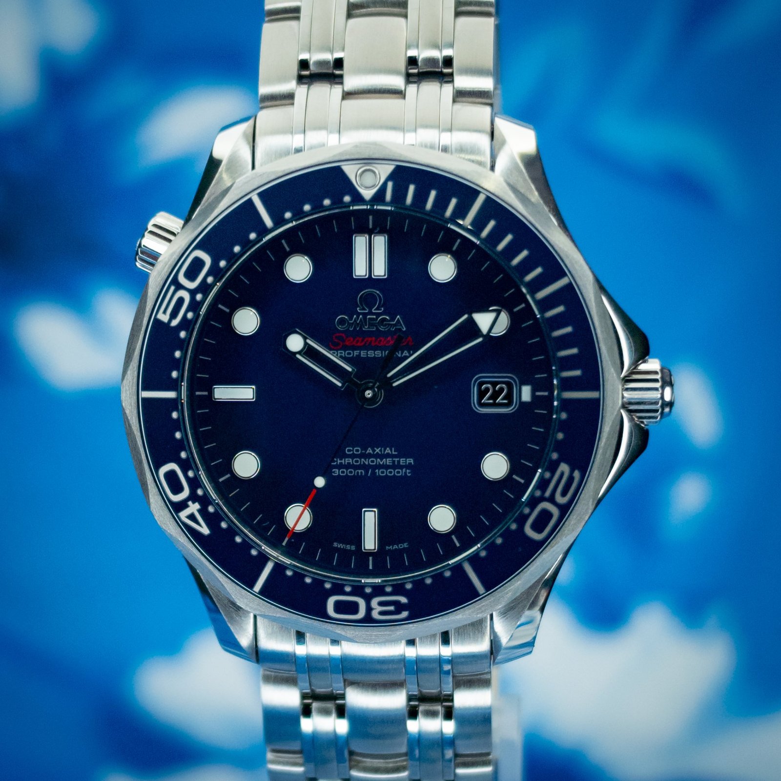 1783750332268-1GCDfn-u-1.jpg Omega Seamaster Diver 300M Blue No Wave Co-Axial 41 Stainless Steel / Blue / Bracelet / Ceramic — photo 1