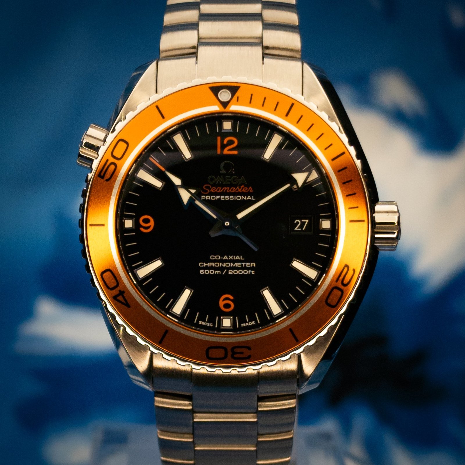 1786518487681-kvlAQ1PB-4.jpg Omega Seamaster Planet Ocean 42 Creasicle 600M Co-Axial 42 Stainless Steel / Orange / Bracelet — photo 1